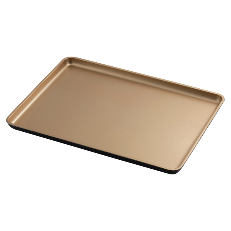 厚口長手盆[ゴールド塗]