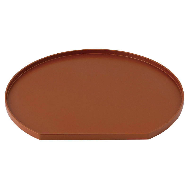 DX半月盆[パールオレンジ塗]