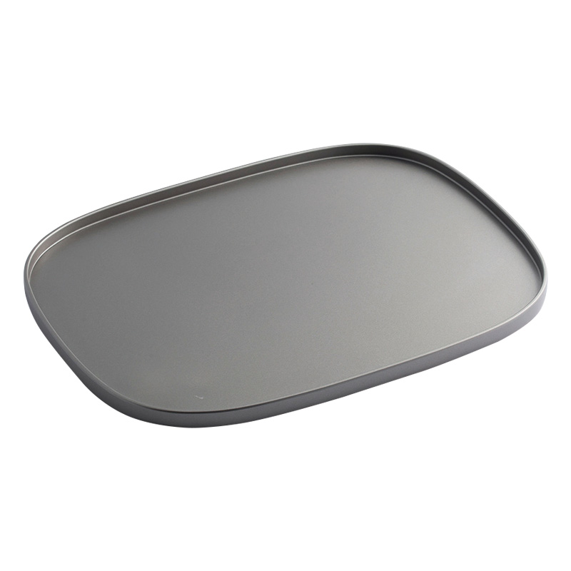 尺2寸小判盆[シルバー塗]