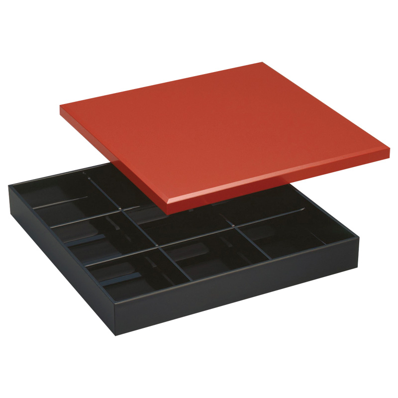 尺2寸DX角松花堂[暁黒塗]