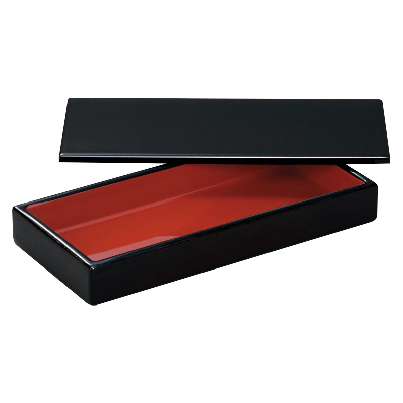 DXノリ入れ[黒塗内朱]