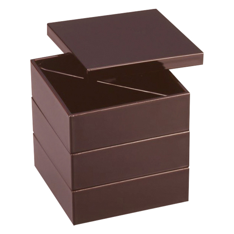 4.5寸姫弁当3段[タメ塗］