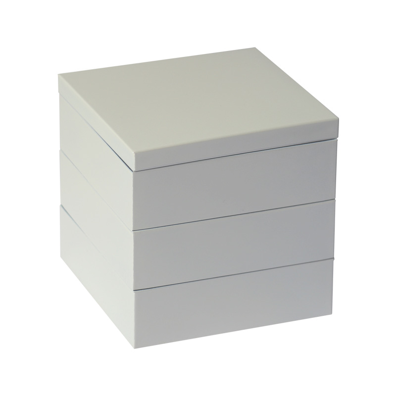 4.5寸姫弁当2段・3段[パールホワイト塗］