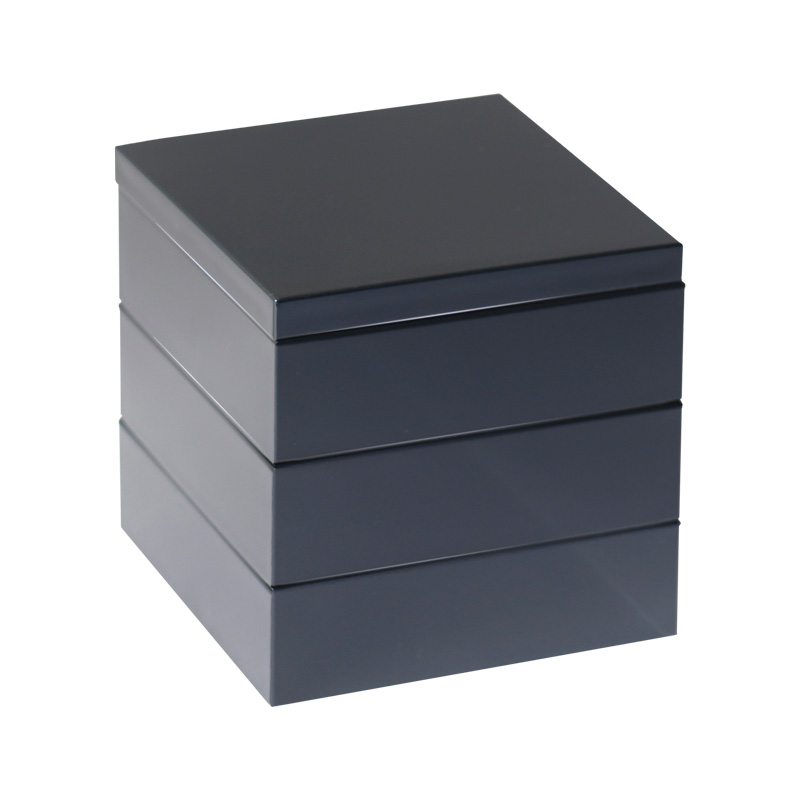 4.5寸姫弁当2段・3段[パールネイビー塗］