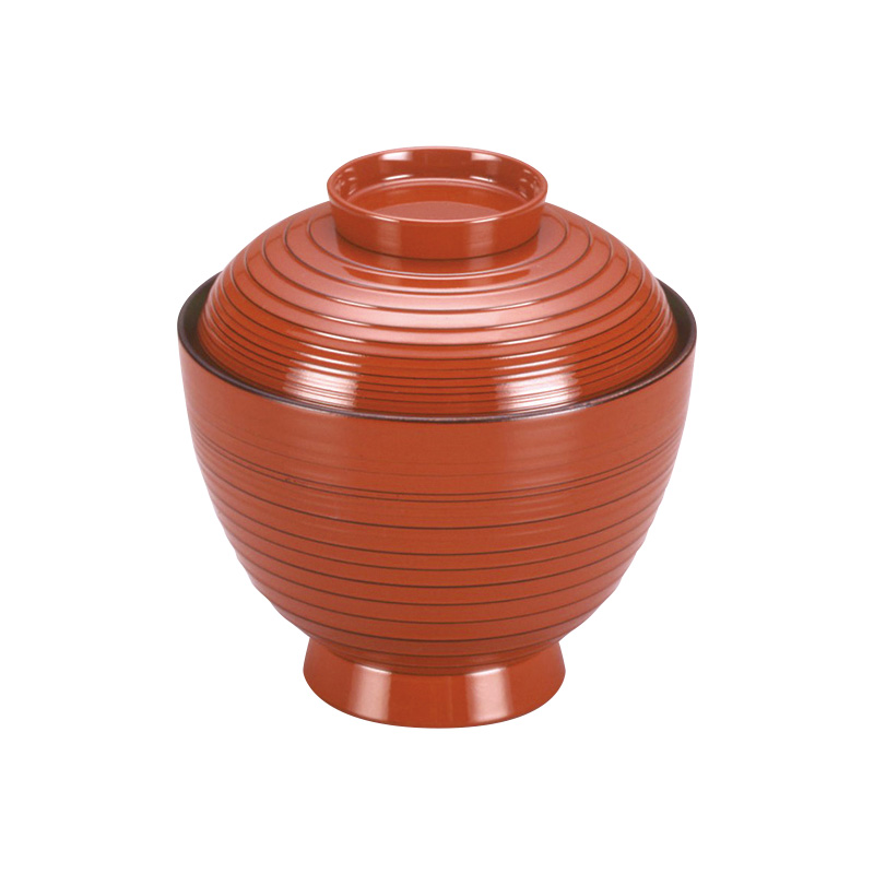 錦小吸物椀[根来塗]