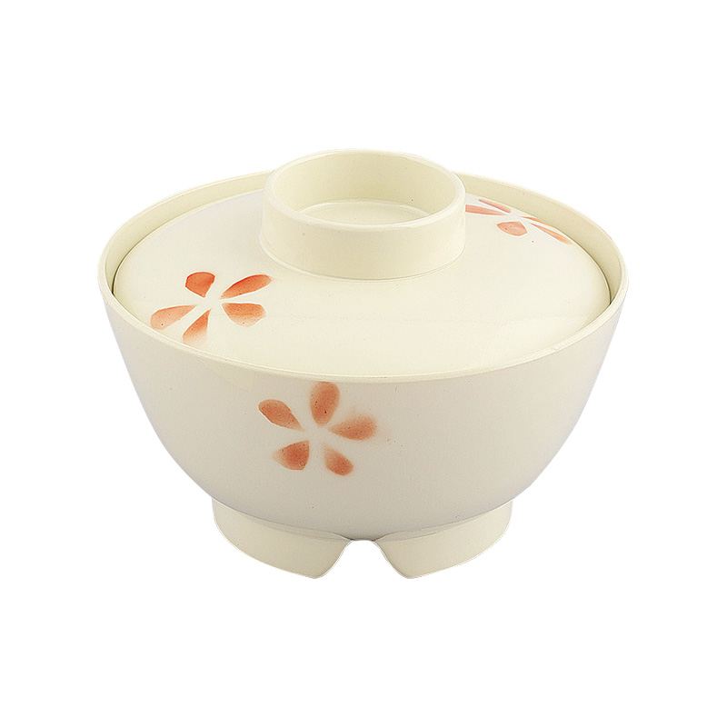 吸物椀（小）[フラワー・レッド]