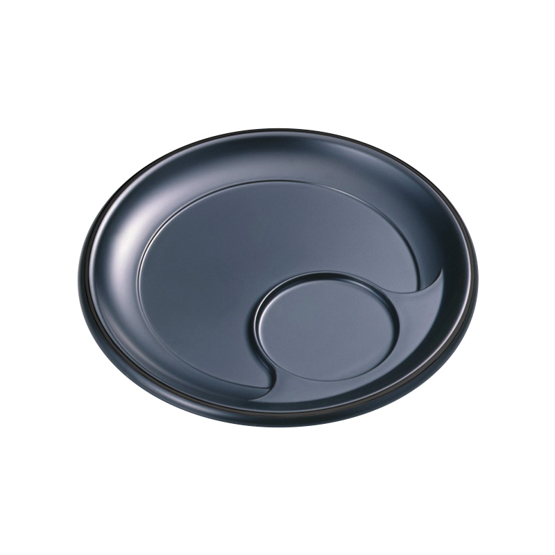 パーティー皿[マットブラック塗]